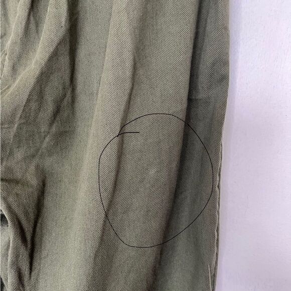 American Eagle Olive Green Wide Leg Gorpcore Pants Size Medium - Picture 8 of 11